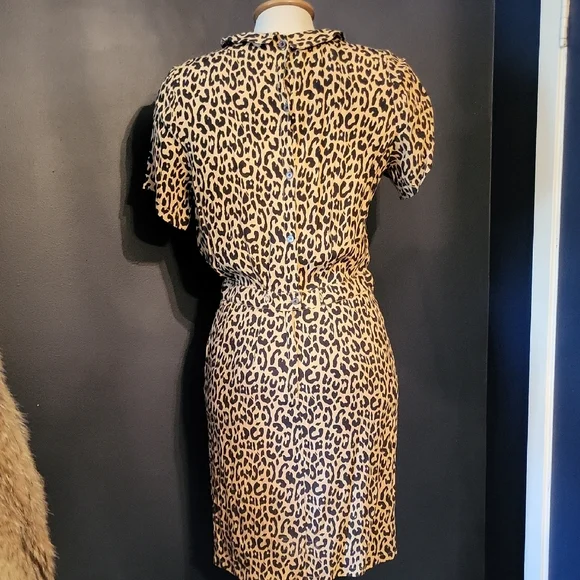 Ganni Animal Print Mini Dress - Picture 3 of 8